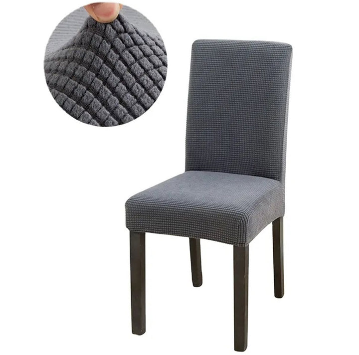 Husa universala pentru scaun, Zola®, flexibila, dimensiuni maxime 62x48x48 cm, gri inchis