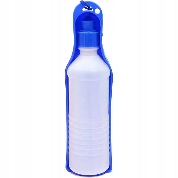 Sticla de apa pliabila, pentru catei, Zola®, 250 ml, din plastic, albastra