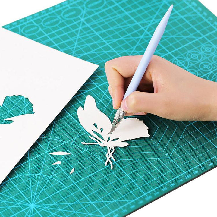 Plansa autovindecabila pentru taiat, Zola®, A3, fata-verso, scara clar vizibila, 30x45 cm, verde