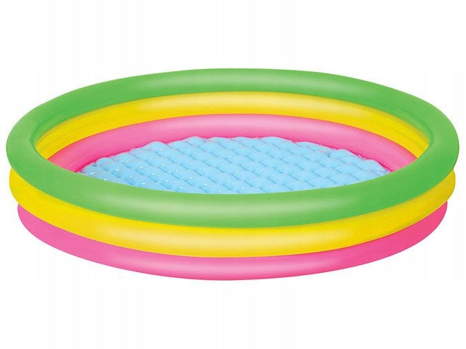 Piscina gonflabila, Zola®, multicolora, cu inele, dimensiune 152 x 30 cm
