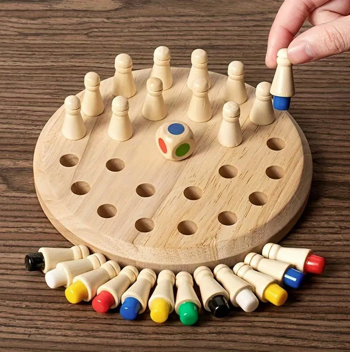 Joc de memorie si inteligenta, Zola, din lemn, 24 pioni, 16 cm, 3 ani +