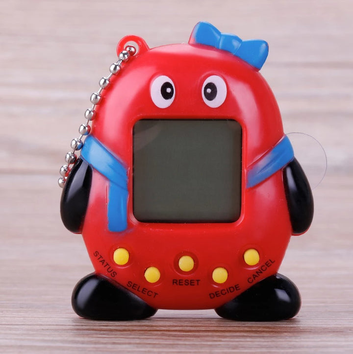 Joc interactiv pentru copii, Zola®, Tamagotchi, animalut , "Alegeti un animal de companie si cresteti-l",5x5 cm, rosu