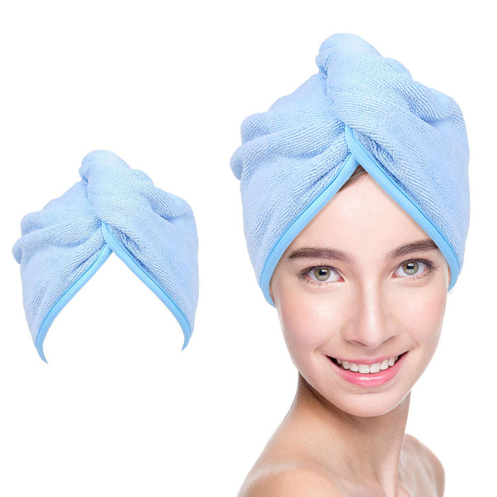 Prosop turban,  Zola®, din microfibra, usor de folosit, placut la atingere, 55x22 cm, albastru