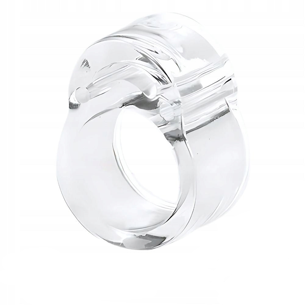 Opritor pentru manerul usii, Zola, din silicon, diametru interior 1.5 cm, compatibil manere 17-20 mm, transparent