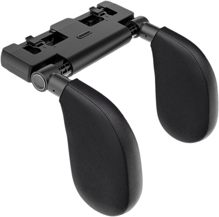 Tetiera auto pentru cap si gat, Zola®, reglabila, distanta intre perne 16 - 27 cm,  20 x 11.5 x 3 cm, neagra