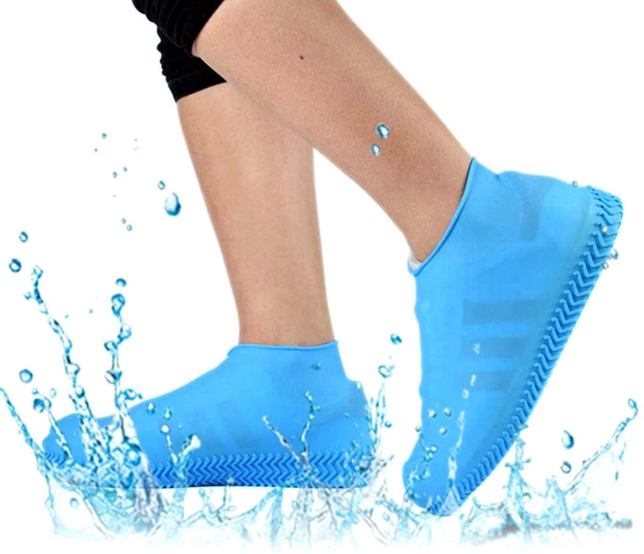 Set protectii pentru incaltaminte, Zola®, din cauciuc, de ploaie/zapada/noroi, albastre, impermeabile, marimea 40-44