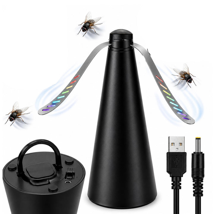 Ventilator anti insecte, Zola, silentios, alimentare USB/baterii,fara substante chimice, agatatoare, 21.5 × 8.3 × 8.3 cm