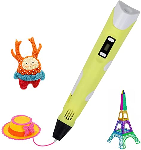 Pix 3D, Zola®, 3 filamente colorate, temperatura lucru 60 pana la 230 de grade, galben