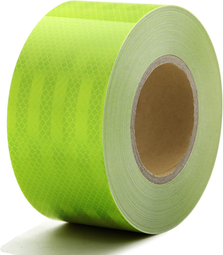 Banda reflectorizanta pentru biciclete, motociclete, masini, Zola, autoadeziva, rezistenta la apa, 5 x 100 cm, verde