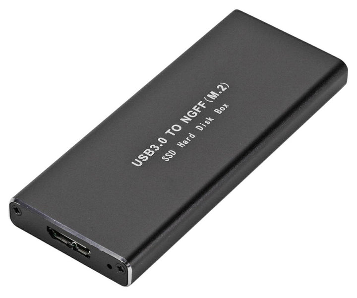Adaptor pentru SSD cu conector M.2, Zola®, indicator LED, cablu USB 3.0 inclus, negru
