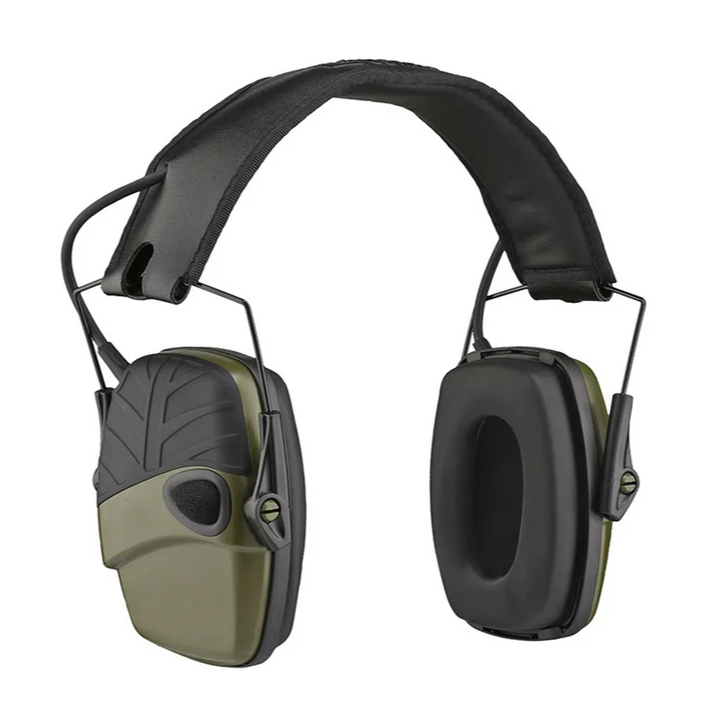 Casti tactice antifonice, Zola, reducere zgomot la 82 dB, microfoane stereo, port AUX, verzi