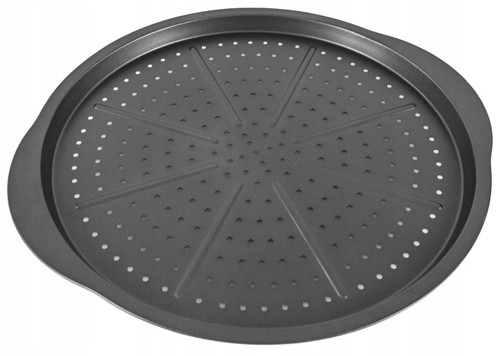 Tava pentru pizza, Zola®, rotunda cu gaurele, anti-aderenta, diametru interior 33 cm