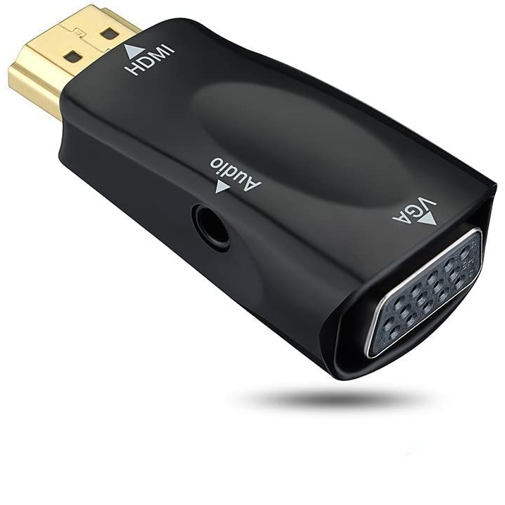 Adaptor HDMI - VGA,  Zola®, iesire audio, minijack, negru