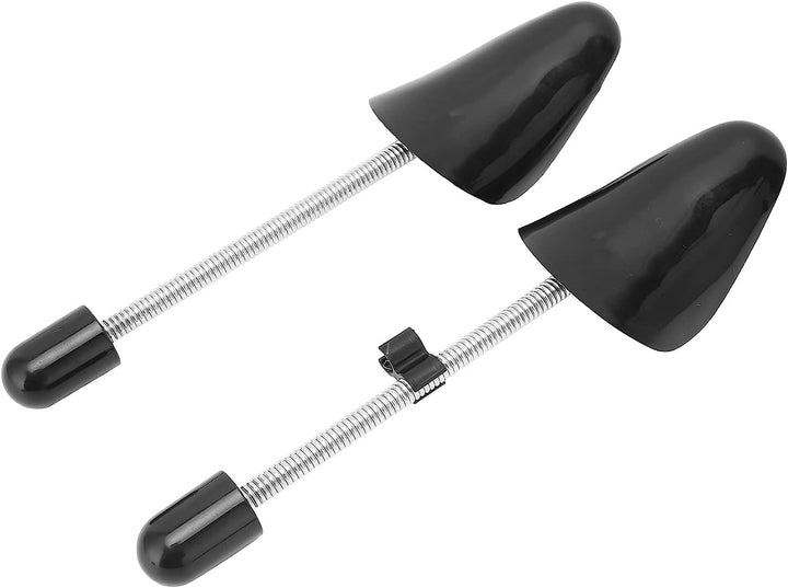 Set 2 sanuri pentru pantofi, Zola®, plastic solid, reglabil, marimea 39-47, negru