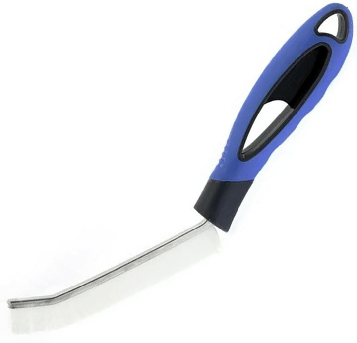 Perie pentru curatarea murdariei in locurile greu accesibile, UBX®, plastic si cauciuc, 26.5x2x0.5 cm, albastru