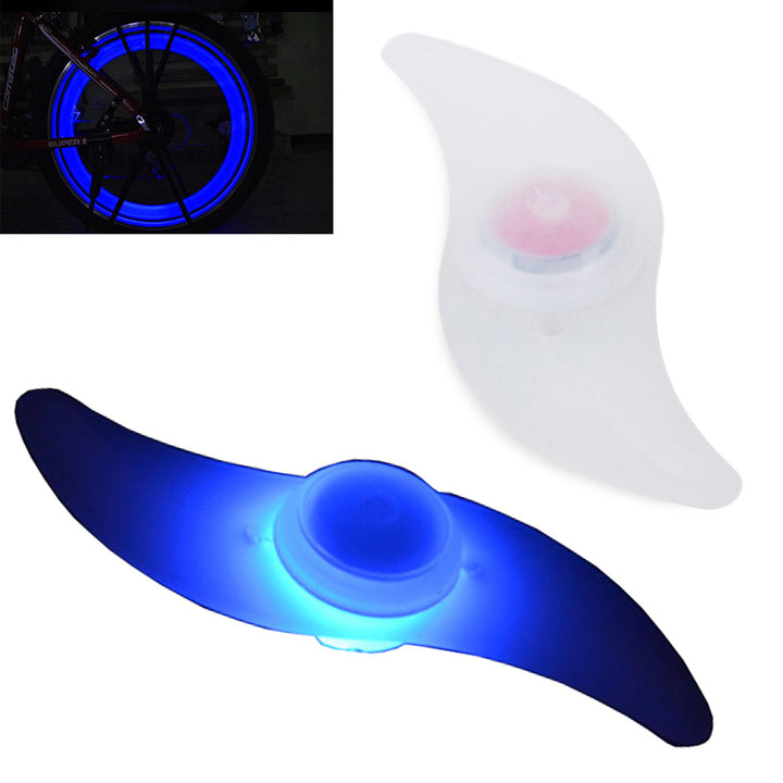 Lumina LED albastra pentru spite bicicleta, Zola, ABS, rezistenta la contactul cu apa