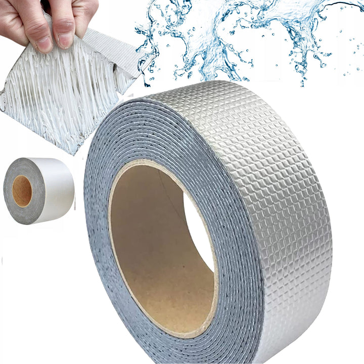 Banda adeziva pentru reparare si etansare, Zola, 5 cm x 5 m,  cauciuc butilic + folie de aluminiu, impermeabila, rezistenta UV, flexibila