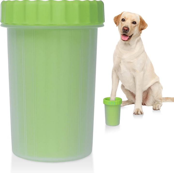 Dispozitiv din silicon de curatarea labuletor, Zola®, pentru animale, marimea XL, 15x11 cm, verde