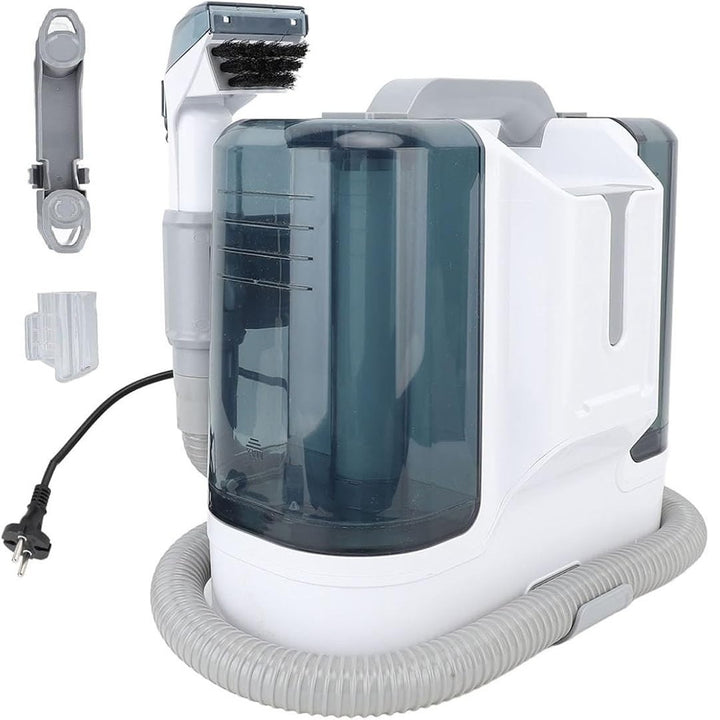 Aspirator pentru curatarea covoarelor si tapiteriei, Zola, 450 W, 11 kPa, rezervor dublu apa, 1.8 / 0.6 l, perii universale, furtun 1.2 m, 335 × 235 × 305 mm, alb