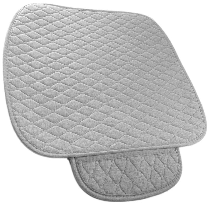 Husa protectie scaun auto fata, Zola®, confortabila,  cu buzunar, gri, 50x52 cm