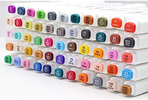 Set 80 markere , Zola®, 2 capete subtire si gros, cu geanta de depozitare, multicolore