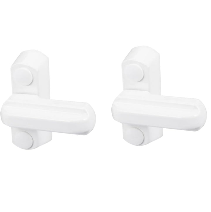 Set 2 sigurante pentru copii,  Zola®, de usi si geamuri, din plastic, albe, prindere cu suruburi