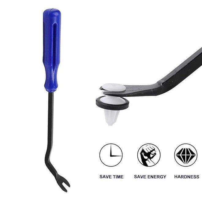 Extractor de capse pentru tapiterie, Zola®, plastic si metal, lungime 22.5 cm, albastru