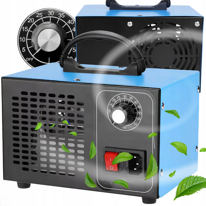 Generator de ozon, Zola, debit de ozon 32.000 mg/h, 120 W, reglarea timpului de lucru 1-60 min, negru/bleu