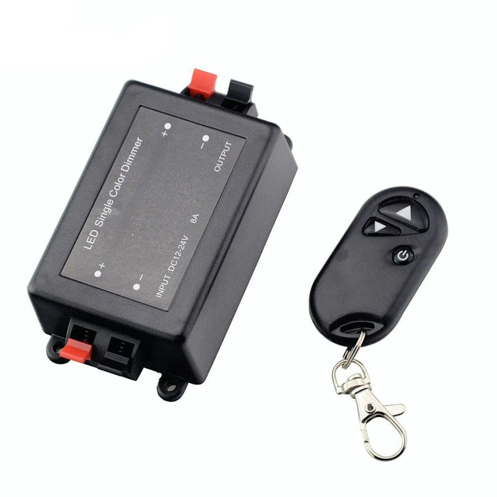 Comutator si telecomanda wireless, Zola®, pentru iluminare cu LED, raza de actiune 15 m, negru
