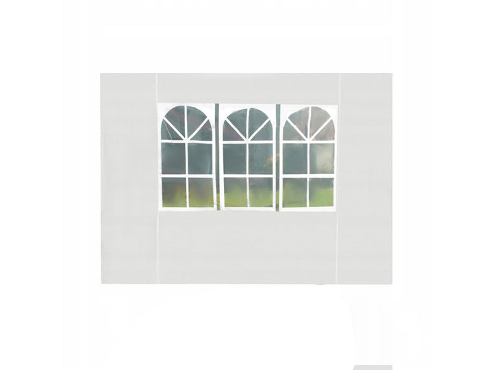 Material pentru laterala cort 3x3 m, Zola®, dimesnsiuni produs 295x295x195 cm, 110g / m2, alb