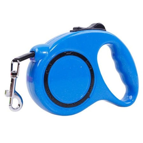 Lesa mecanica pentru caini, Zola®, greutate maxima 15 kg, 5m, albastra