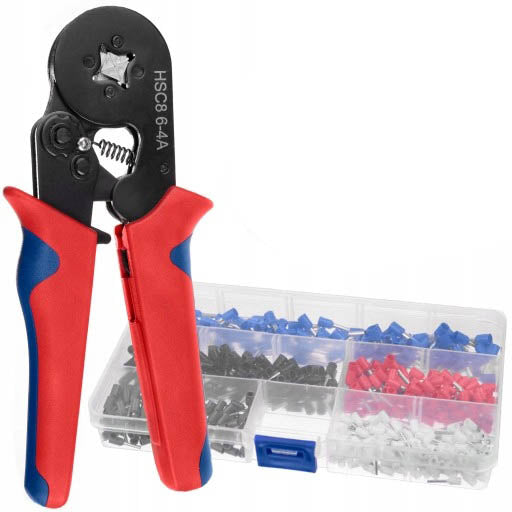 Set cleste sertizare, Zola®, hexagonal cu 500 de bucati terminale conductori 0.25 - 10 mm2