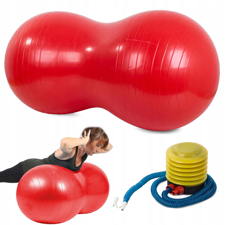 Minge fitness aluna, Zola, 40 x 80 cm, pentru intarirea muschiilor, imbunatatirea conditiei fizice, tratamentul bolilor neurologice, rosie