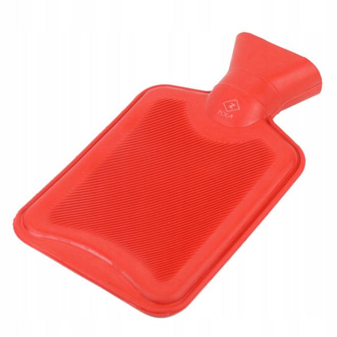 Perna cu apa calda, Zola®, capacitate 2 l, 34x19 cm, rosu