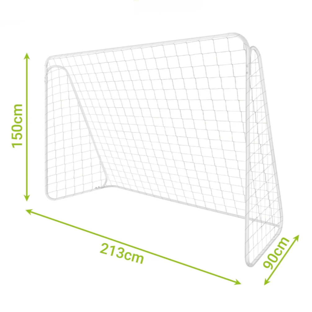 Poarta fotbal XXL, Zola, cadru metalic, plasa inclusa, ancore