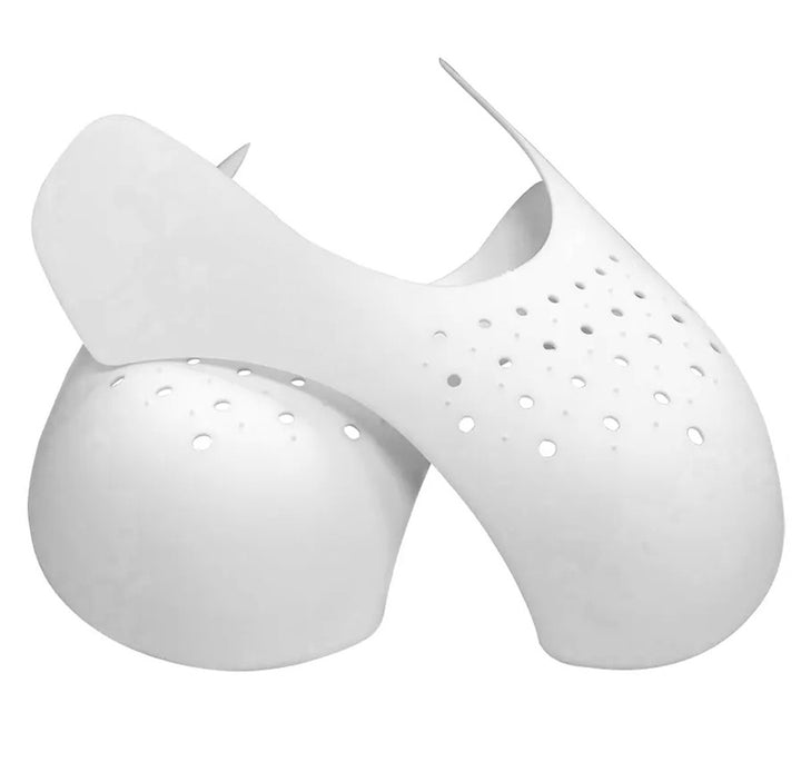 Set 2 protectii anti-cute pentru incaltaminte, Zola, pentru pantofi sport, din plastic, marime L, 40-44, alb
