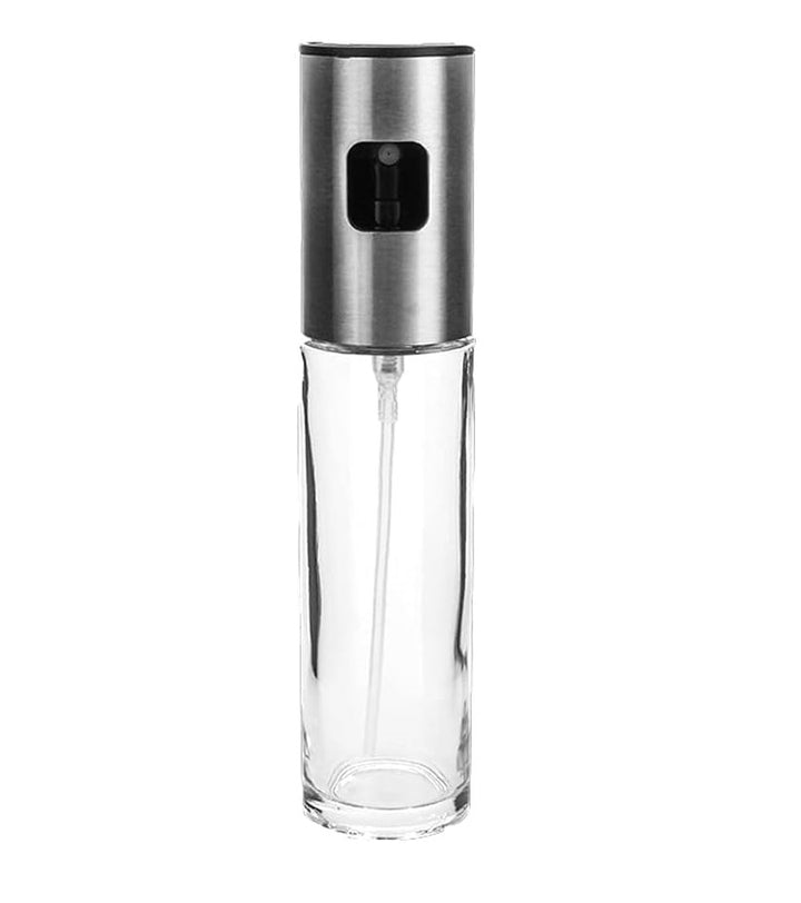 Pulverizator spray pentru ulei, Zola®, din sticla, capacitate 100 ml, argintiu