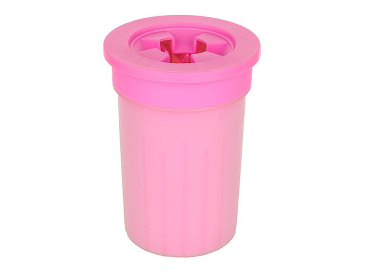 Dispozitiv din silicon de curatarea labuletor, Zola®, pentru animale, marimea M, 15x11 cm, roz