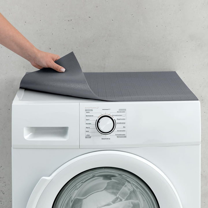 Covoras protectie masina de spalat/uscator, Zola, din spuma, impermeabil, 60x60 cm, grosime 5 mm, gri