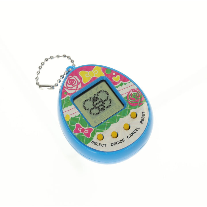 Joc electronic interactiv,  Zola®, Tamagotchi, model ou, "Alegeti un animal de companie si cresteti-l", 168 animale, albastru