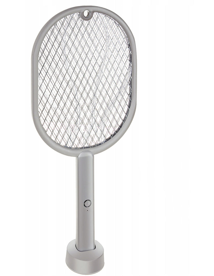 Paleta electrica reincarcabila, Zola®, anti insecte, muste, tantari, incarcare usb, 3000V, alb, 43 x 18 cm