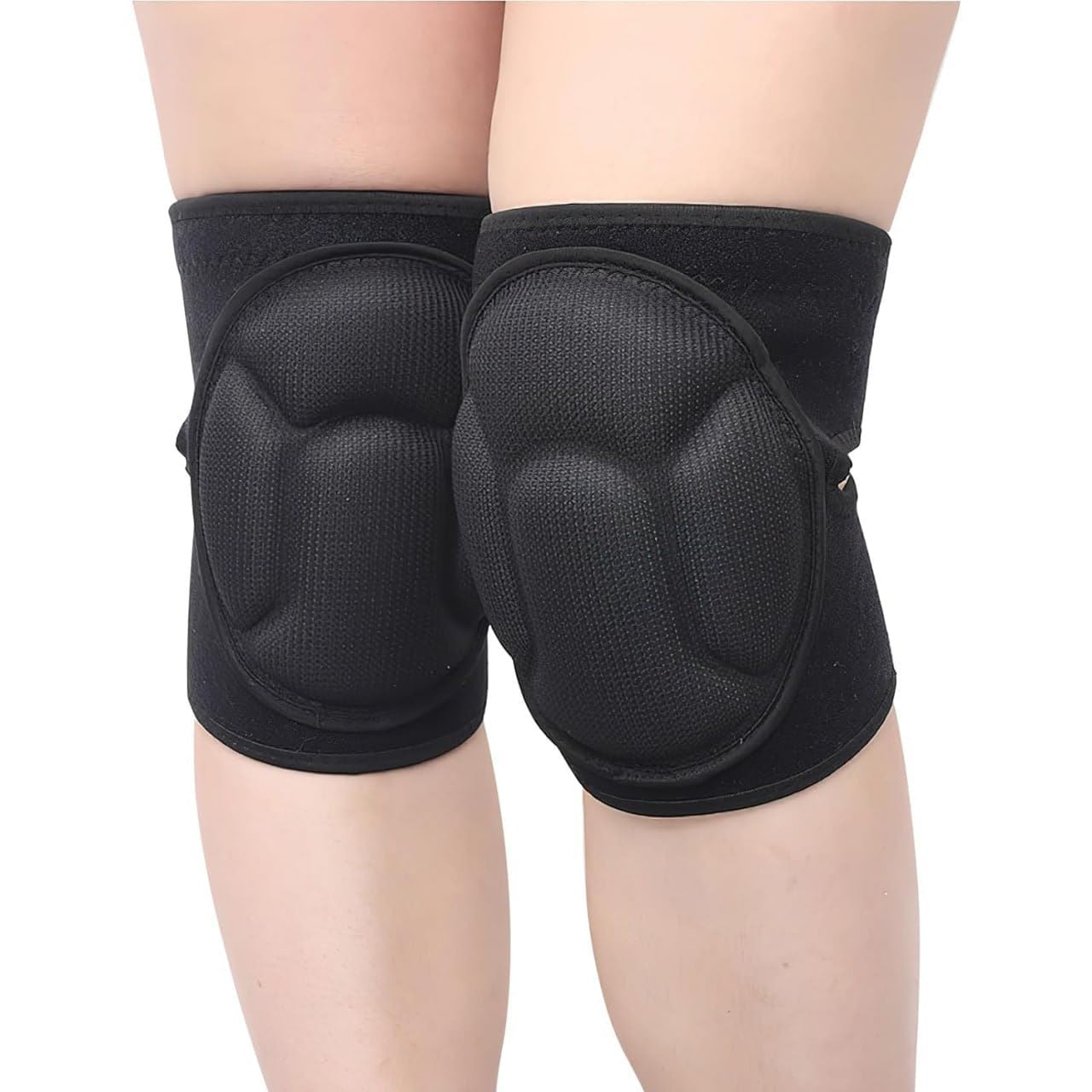 Genunchiere pentru gradinarit, Zola, confortabile, din spuma, ajustare 34-24 cm, 40x18 cm, negre