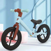 Bicicleta de echilibru fara pedale, Zola, usoara, pentru copii, cadru din PP, anvelope fara camera, greutate suportata 25 kg, sa si manere moi, 37 x 50 x 86 cm, bleu cu maro
