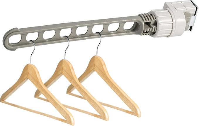 Uscator de rufe portabil, Zola®, 8 orificii pentru umerase, din plastic, 33.8 cm