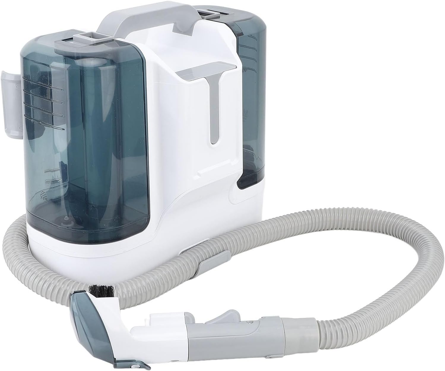 Aspirator pentru curatarea covoarelor si tapiteriei, Zola, 450 W, 11 kPa, rezervor dublu apa, 1.8 / 0.6 l, perii universale, furtun 1.2 m, 335 × 235 × 305 mm, alb