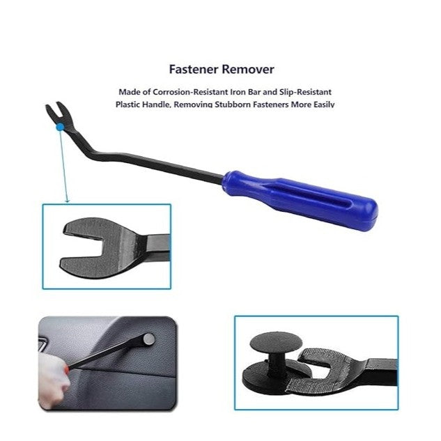 Extractor de capse pentru tapiterie, Zola®, plastic si metal, lungime 22.5 cm, albastru