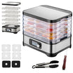 Deshidrator pentru alimente, Zola, 400W, 5 tavi, temperatura reglabila 35-70 °C, temporizator 72h, afisaj LCD, ventilator, capacitate 10 L, otel inoxidabil