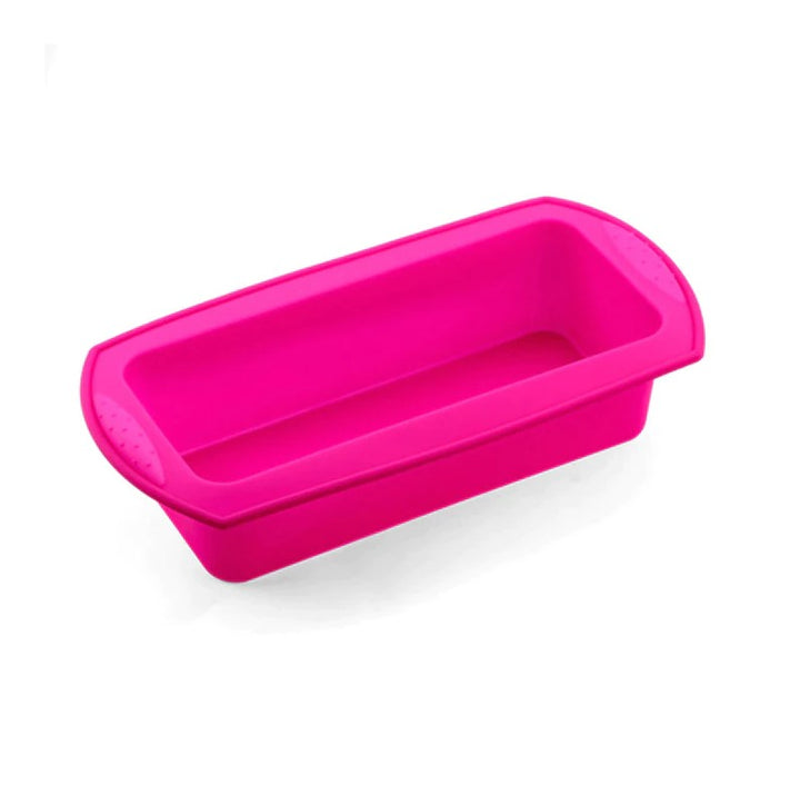 Forma de copt chec, Zola®, din silicon, temperaturi de la -40 la 260 grade, 28x14x6.5 cm, roz