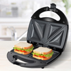 Sandwich maker, Zola, 750W, forma triunghi, placi antiaderente, indicator luminos, incalzire pe ambele parti, 220/240, negru