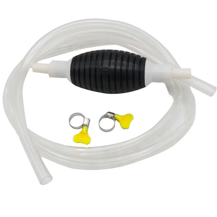 Pompa manuala de transfer lichide, Zola, universala, furtun 3 m, transparent/negru